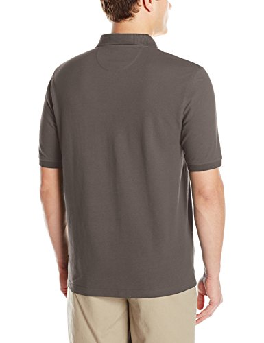 Amazon Essentials Regular-Fit Cotton Pique Polo Shirt, Gris, M