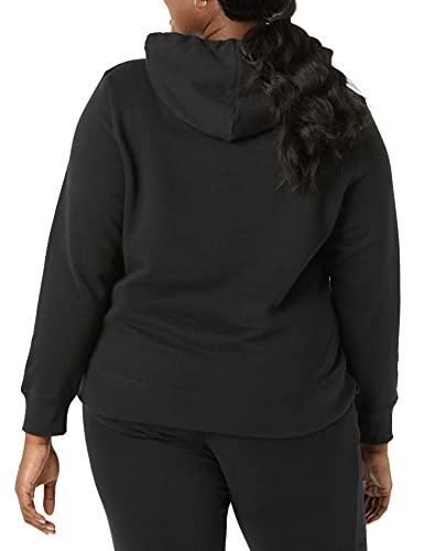 Amazon Essentials Sudadera con Capucha de Forro Polar de Rizo francés, Talla Blusa, Negro, XXL Grande