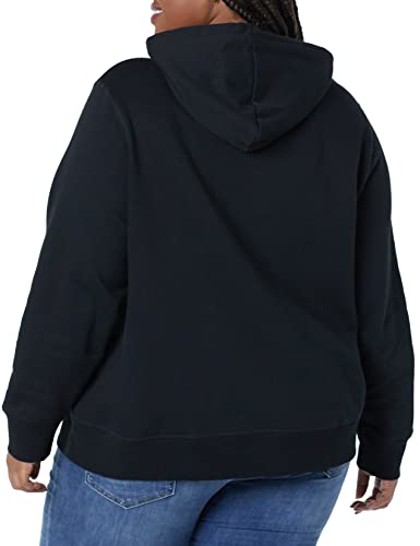 Amazon Essentials Sudadera con Capucha de Forro Polar de Rizo francés, Talla Blusa, Negro, XXL Grande