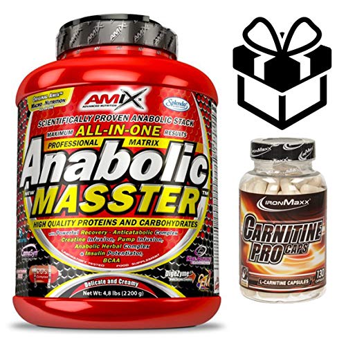 AMIX ANABOLIC MASTER (2.2KGS) + CARNITINE PRO - CHOCOLATE