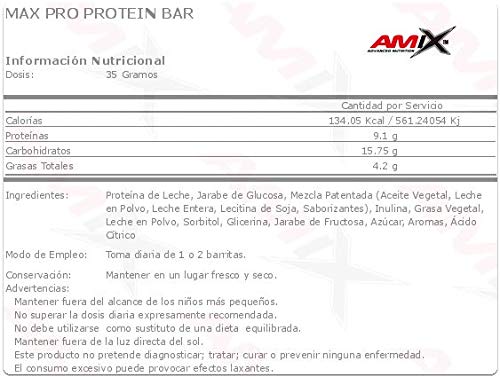 AMIX BARRITAS MCPRO 24X35G de COOKIES