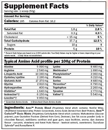 AMIX CARBOJET BASIC (3 KGS) - VAINILLA