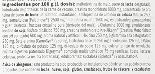 AMIX - Complemento Alimenticio - Carbojet Mass Professional - Carbohidratos y Proteínas para Aumentar la Masa Muscular - Concentrado Proteína de Suero - Recuperador Muscular - Fresa y Plátano - 3 KG