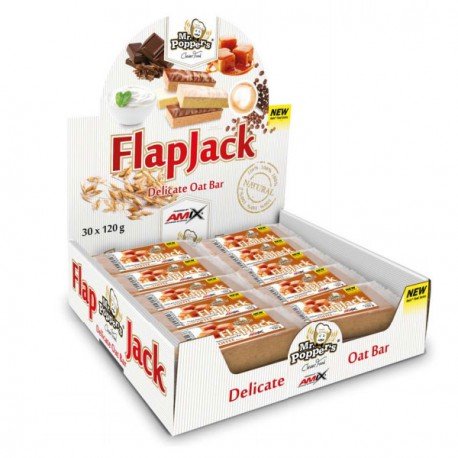 AMIX FLAPJACK (30 x 120 g) - DOUBLE CHOCOLATE