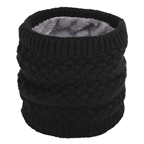 ANGTUO Bufanda De Punto Unisex, Calentador de Cuello Grueso de Invierno Loop Infinity Scarf para Mujeres y Hombres Deportes al Aire Libre