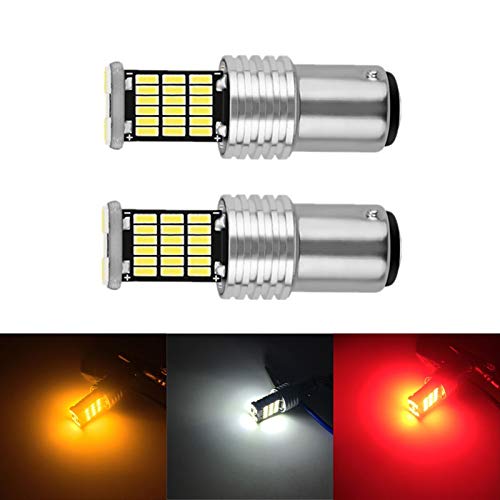 Antorcha eléctrica en espera ultralongada S25 Car 4014 45 SMD 1157 BAY15D P21 / 5W LED 1016 Doble Contacto Doble señal de giro STOP STOP STOP TAIL BULB LÁMPARA RED CANBUS Error gratis Como banco de en