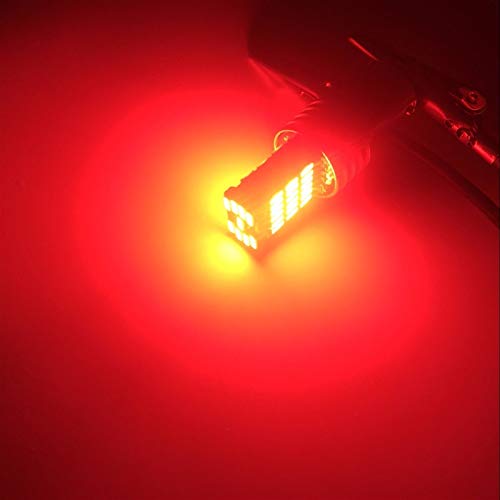 Antorcha eléctrica en espera ultralongada S25 Car 4014 45 SMD 1157 BAY15D P21 / 5W LED 1016 Doble Contacto Doble señal de giro STOP STOP STOP TAIL BULB LÁMPARA RED CANBUS Error gratis Como banco de en