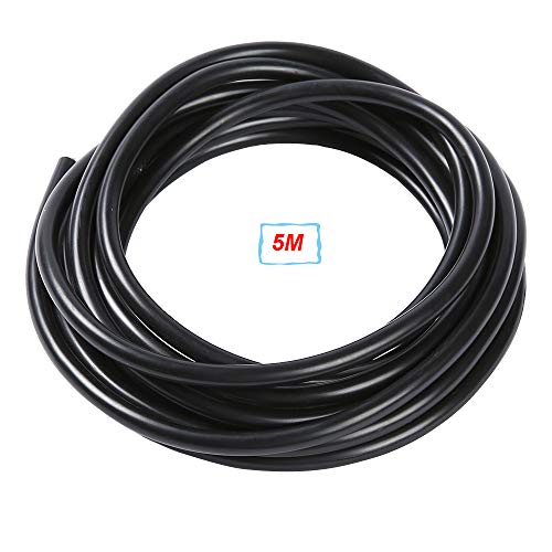 AOHEWEI Cable de 7 Núcleos para Remolque 5m Cable de Remolque 7 Hilos Eléctrico Cable Negro para Caravana Camión Industria (7 Hilos)