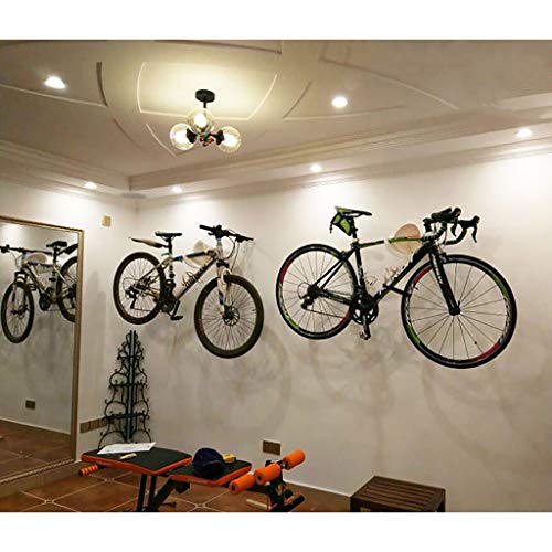 Aparcabicicletas Aparcamiento de bicicletas montado en la pared, Estante de exhibición casero del almacenaje de la bici, Soporte para colgar en la pared para bicicleta de montaña/carretera/solitar