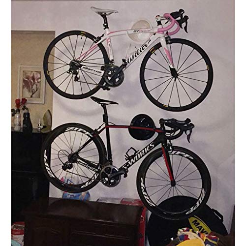 Aparcabicicletas Aparcamiento de bicicletas montado en la pared, Estante de exhibición casero del almacenaje de la bici, Soporte para colgar en la pared para bicicleta de montaña/carretera/solitar
