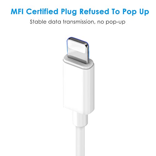 【Apple MFi Certificado】 Adaptador iPhone Auriculares Lightning to Jack 3.5 mm Aux Audio Cable Convertidor Compatible con iPhone 13 Pro/13/12/11/XS/XR/X/8/7 y es Compatible con Todos los Sistemas iOS