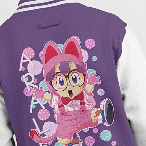 Arale Norimaki Cat Maglia Dr Slump Men's Varsity Jacket