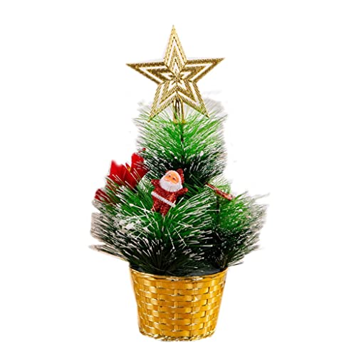 Árboles de navidad Artificial 46cm / 38cm / 30cm Mini árbol de Navidad Pequeño árbol de navidad Decoración de árbol de Navidad for mesa de Navidad / comedor Decoración del hogar Decoracion Navideña