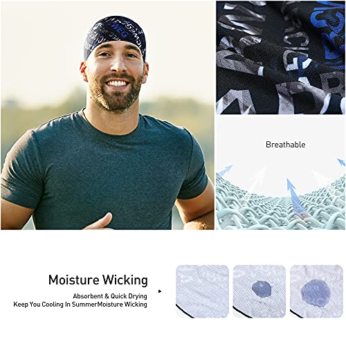 Arcweg Bufanda Pirata Bandana con Vendaje Ajustable Gorra Verano de Ciclismo Run Moto Skull Cap Absorbente de Sudor Plegable Suave Transpirable protección UV Jogging UPF 50+