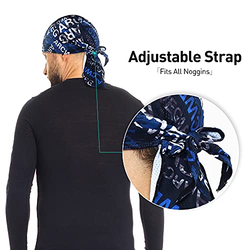 Arcweg Bufanda Pirata Bandana con Vendaje Ajustable Gorra Verano de Ciclismo Run Moto Skull Cap Absorbente de Sudor Plegable Suave Transpirable protección UV Jogging UPF 50+