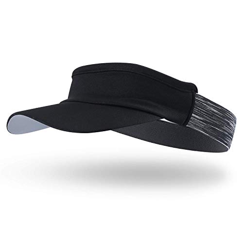 Arcweg Visera Mujer Hombre Sombreros para el Sol Talla Única Protección UV para Running Golf Tenís Deportes al Aire Libre Negro