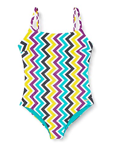 ARENA W U Back One Piece Bañador Mujer Allover, provenza Multi, 40