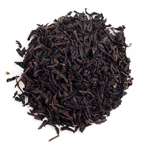 Aromas de Té - Té Negro Lapsang Souchong Ahumado con Madera de Pino Artesanal en Bolsa de 75 g - Sin Gluten - Origen Chino - Propiedades Adelgazantes - Infusiones Naturales