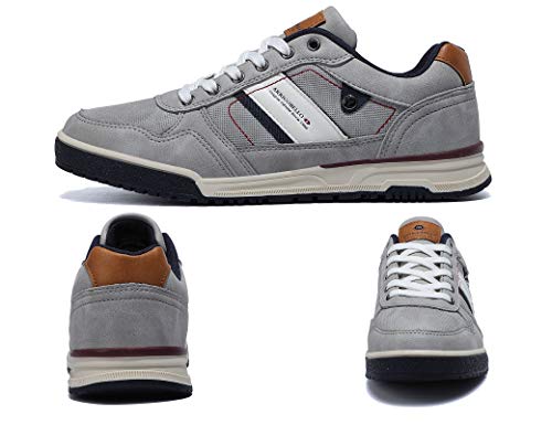 ARRIGO BELLO Zapatillas Hombre Zapatos de Casual Sneakers Vestir Deportivas Confort Jogging Transpirables Sneaker Talla 41-46(CZ Gris, 41)