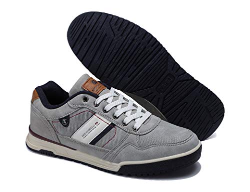 ARRIGO BELLO Zapatillas Hombre Zapatos de Casual Sneakers Vestir Deportivas Confort Jogging Transpirables Sneaker Talla 41-46(CZ Gris, 41)