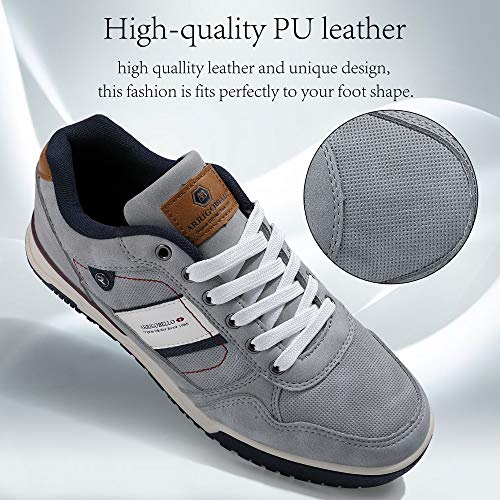 ARRIGO BELLO Zapatillas Hombre Zapatos de Casual Sneakers Vestir Deportivas Confort Jogging Transpirables Sneaker Talla 41-46(CZ Gris, 41)