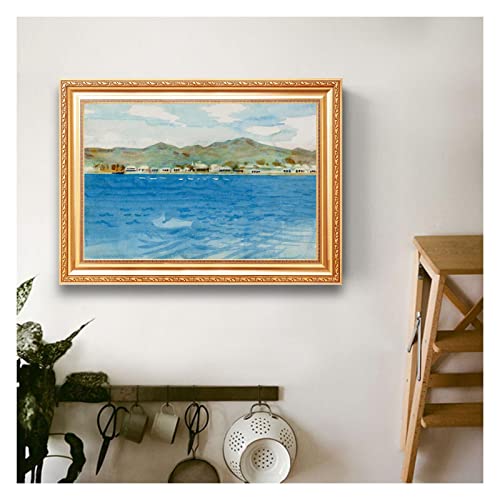 Arte de la pared de la sala de estar Impresiones Azores de Abbott Handerson Reproducción de pinturas al óleo Paisaje del océano Imágenes de la pared en lienzo Obra de arte moderna para decor hogar