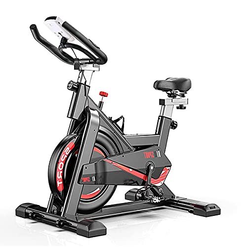 ARUNDO Bicicleta estática, Bicicleta de Spinning para Ciclismo de Interior con Resistencia Ajustable, Bicicletas estáticas para Entrenamiento Cardiovascular en casa, Manillar y Asiento Ajustables