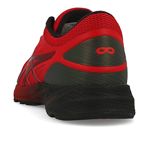 Asics Dynaflyte 2 The Incredibles Hombre Running Trainers T8F1N Sneakers Zapatos (UK 7.5 US 8.5 EU 42, Classic Red Black 2323)