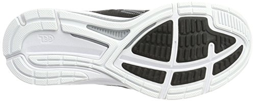 Asics Dynamis, Zapatillas de Entrenamiento Mujer, Multicolor (Carbon/Black/White), 37 EU