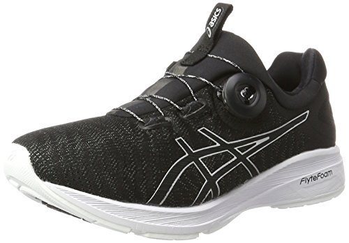 Asics Dynamis, Zapatillas de Entrenamiento Mujer, Multicolor (Carbon/Black/White), 37 EU