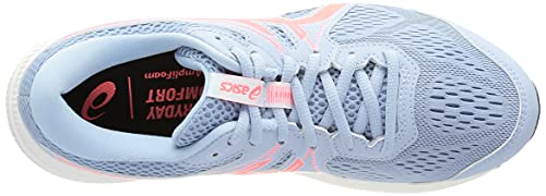 Asics Gel-Contend 7, Zapatillas para Correr Mujer, Mist/Blazing Coral, 39 EU