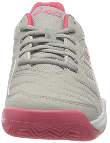 Asics Gel-Dedicate 6 Clay, Tennis Shoe Mujer, Oyster Grey/Pink Cameo, 37.5 EU