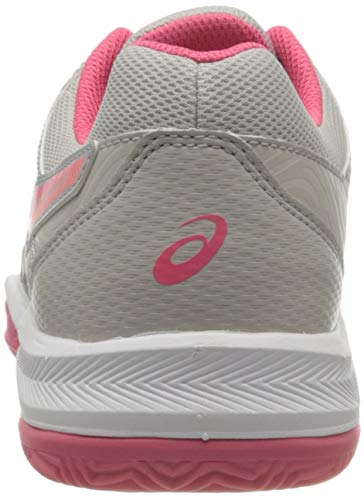 Asics Gel-Dedicate 6 Clay, Tennis Shoe Mujer, Oyster Grey/Pink Cameo, 37.5 EU