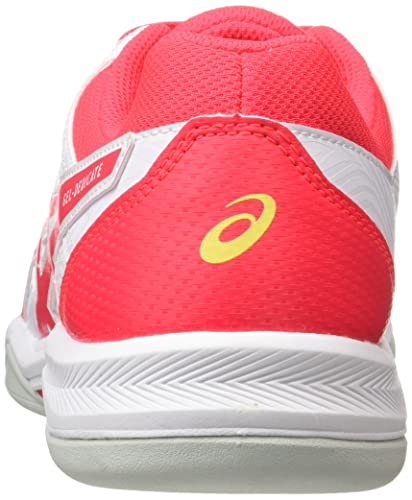 ASICS Gel-Dedicate 6 Indoor, Zapatillas Deportivas Mujer, White/Laser Pink, 39.5 EU