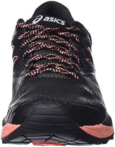 Asics Gel-Fujitrabuco 6 G-TX, Zapatillas de Running para Asfalto Mujer, Multicolor (Black/Begonia Pink/Black 9006), 37.5 EU