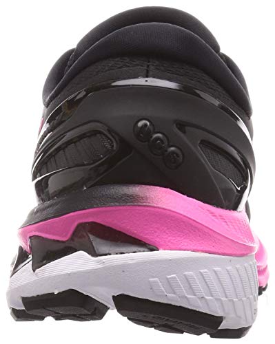 Asics Gel-Kayano 27, Sneaker Mujer, Black/Pink GLO, 37 EU