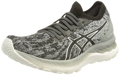 Asics Gel-Nimbus 23 Knit, Road Running Shoe Mujer, Sheet Rock/Black, 40 EU