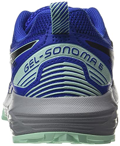 Asics Gel-Sonoma 6, Zapatillas para Carreras de montaña Mujer, Lapis Lazuli Blue/Black, 39.5 EU