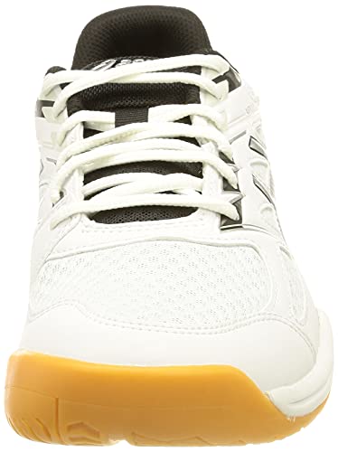 Asics Upcourt 4, Zapatillas de Netball Hombre, White/Pure Silver, 44 EU