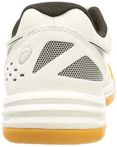 Asics Upcourt 4, Zapatillas de Netball Hombre, White/Pure Silver, 44 EU