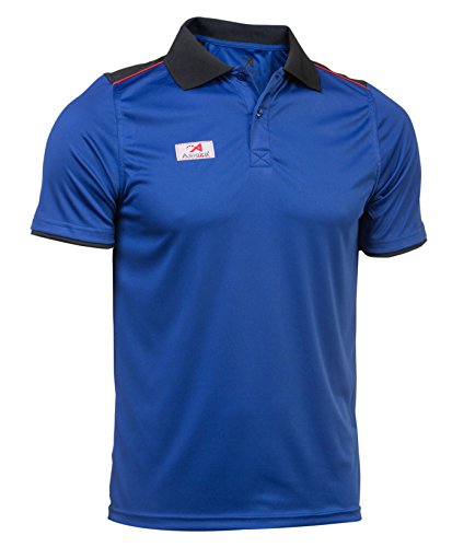 Asioka 108/17 Polo Técnico Combinado de Manga Corta, Unisex Adulto, Royal, L