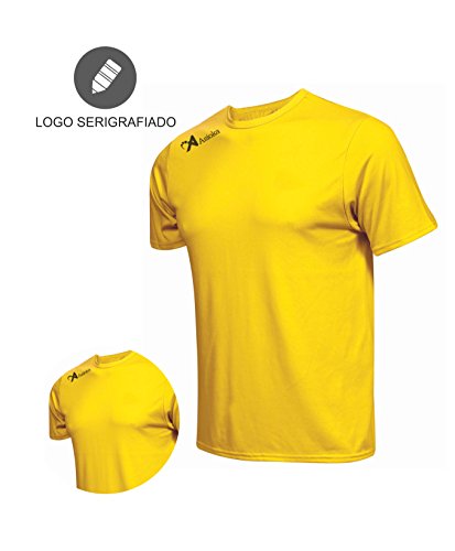 Asioka 130/16 Camiseta Deportiva, Unisex Adulto, Amarillo, XL