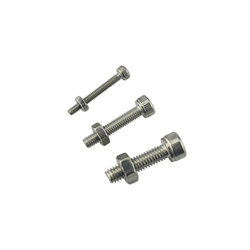 ASIV 480 piezas M2 M3 M4 Tuerca y pernos hexagonal de acero inoxidable Tornillos tuercas surtido kits