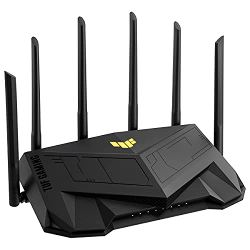 ASUS TUF Gaming AX5400 - Router Wi-Fi 6 para Gaming (Doble Banda con Puerto de Gaming, redireccionamiento de Puertos en 3 Pasos, AiMesh y AiProtection Pro) Negro