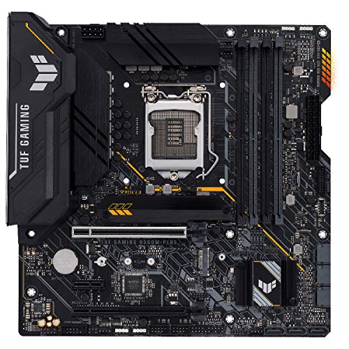 ASUS TUF Gaming B560M-PLUS - Placa Base Micro ATX (Intel B560 LGA 1200 con VRM de 8+1 Fases, PCIe 4.0, M.2 Gen 4, 2.5 GB Ethernet, USB 3.2 Gen 1 Tipo C, Tipo-C Frontal, Thunderbolt 4)