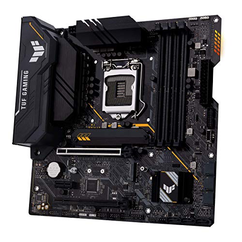 ASUS TUF Gaming B560M-PLUS - Placa Base Micro ATX (Intel B560 LGA 1200 con VRM de 8+1 Fases, PCIe 4.0, M.2 Gen 4, 2.5 GB Ethernet, USB 3.2 Gen 1 Tipo C, Tipo-C Frontal, Thunderbolt 4)