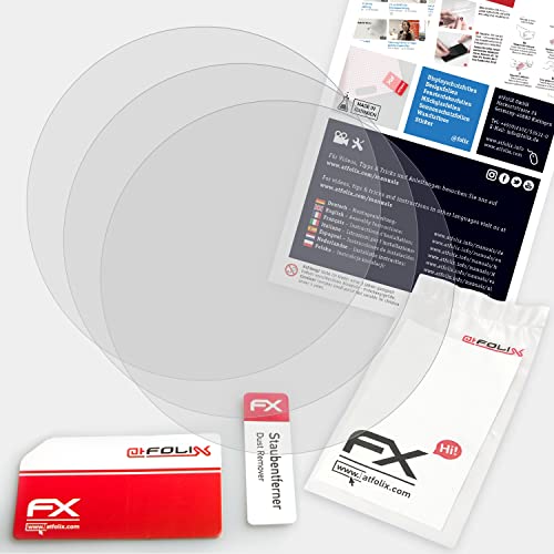 atFoliX Película Protectora Compatible con Wahoo Elemnt Rival Lámina Protectora de Pantalla, antirreflejos y amortiguadores FX Protector Película (3X)