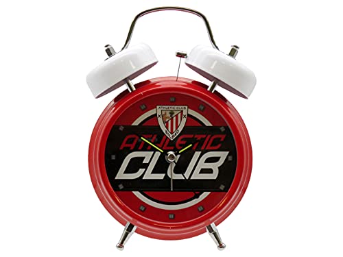 Athletic Club, Reloj Despertador Electrónico, Himno Musical, Producto Oficial Athletic Club, Color Rojo (CyP Brands)