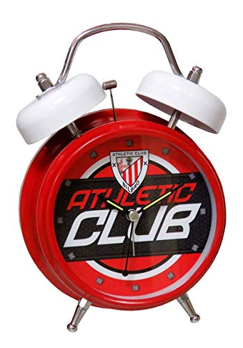 Athletic Club, Reloj Despertador Electrónico, Himno Musical, Producto Oficial Athletic Club, Color Rojo (CyP Brands)
