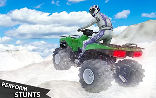 ATV Quad Derby Racing: Snow Trials Bike Xtreme